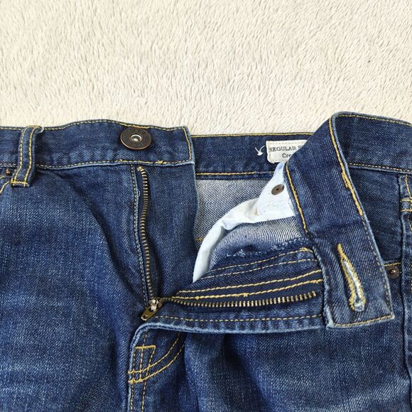 Guess Jeans Regular Straight Crescent Fit Men 33x30 Mid Wash Blue Y2K Retro 90s - Picture 4 of 11